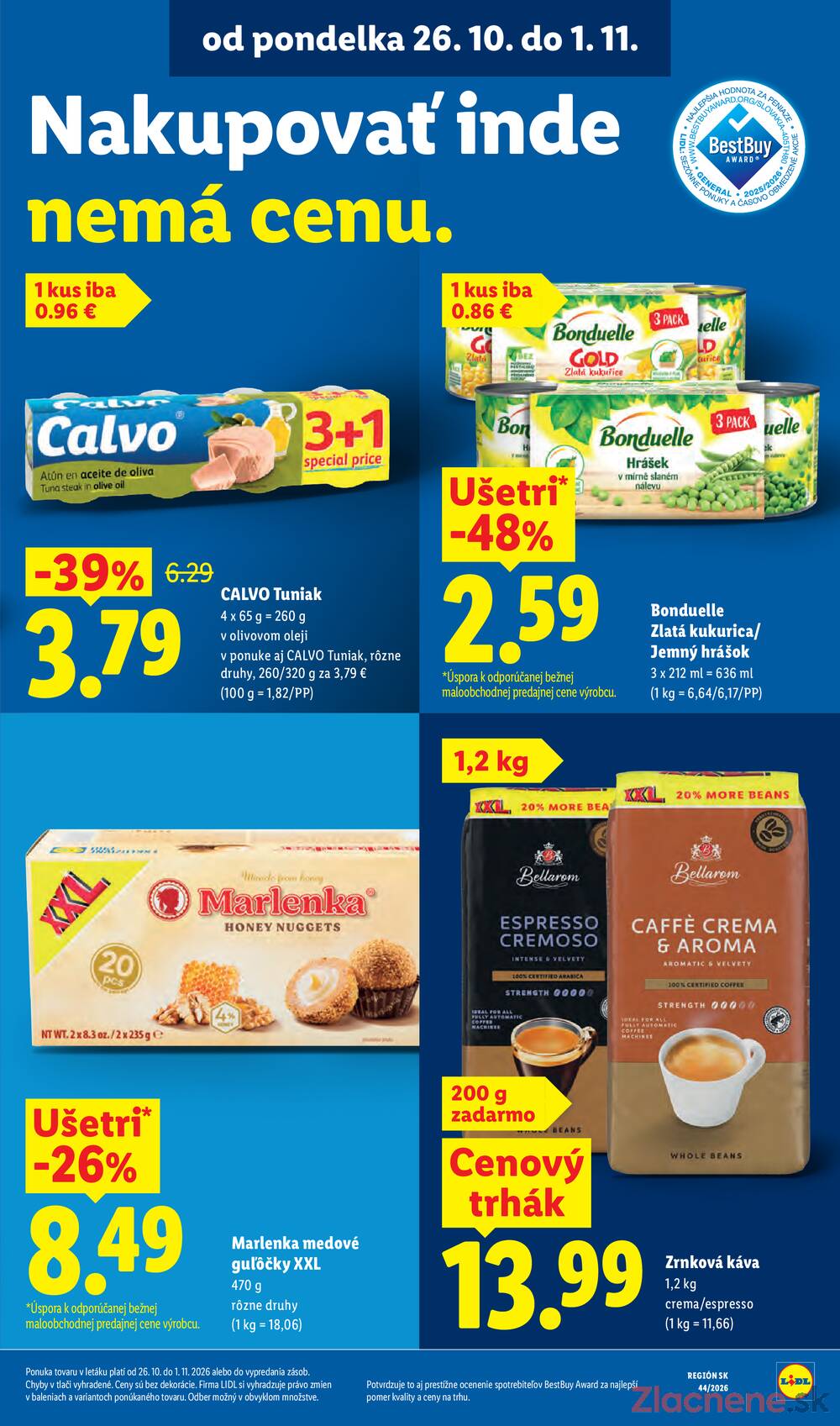 Lidl 26.10. - 1.11.