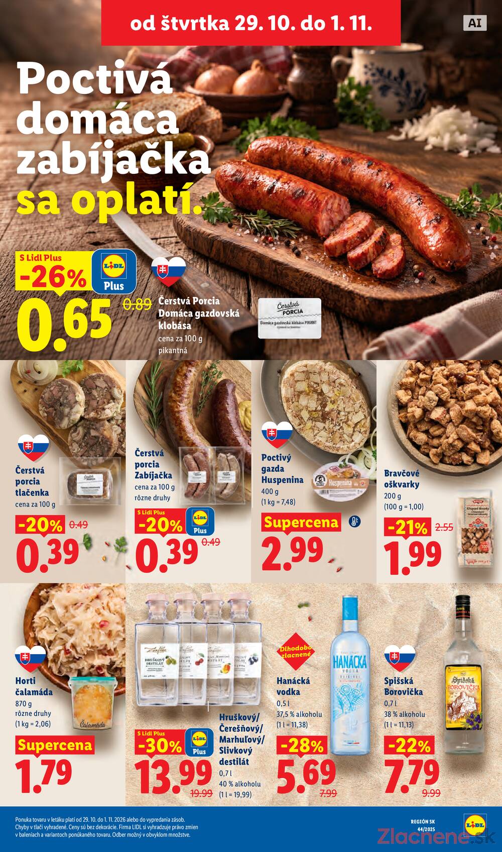 Lidl 26.10. - 1.11.