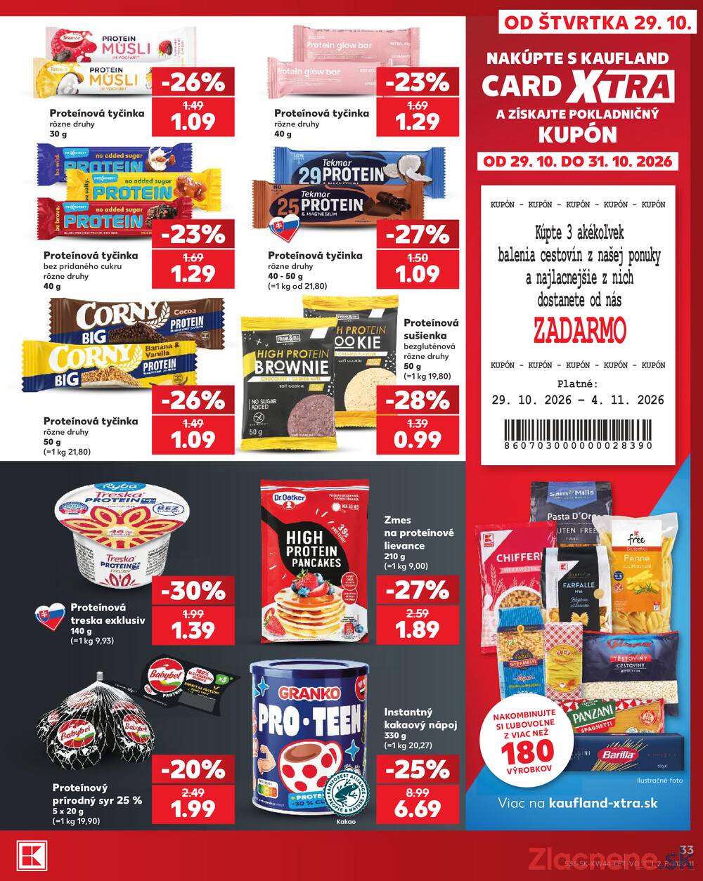 Leták Kaufland - Kaufland 29.10. - 4.11. - Kaufland Brezno - strana 33 Leták Kaufland - Kaufland 29.10. - 4.11. - Kaufland Brezno - strana 33