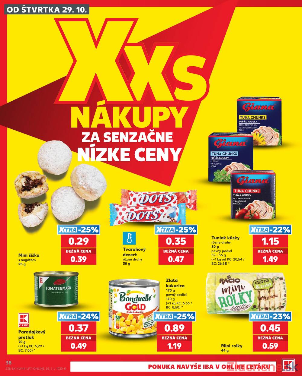 Kaufland 29.10. - 4.11. - Kaufland Brezno