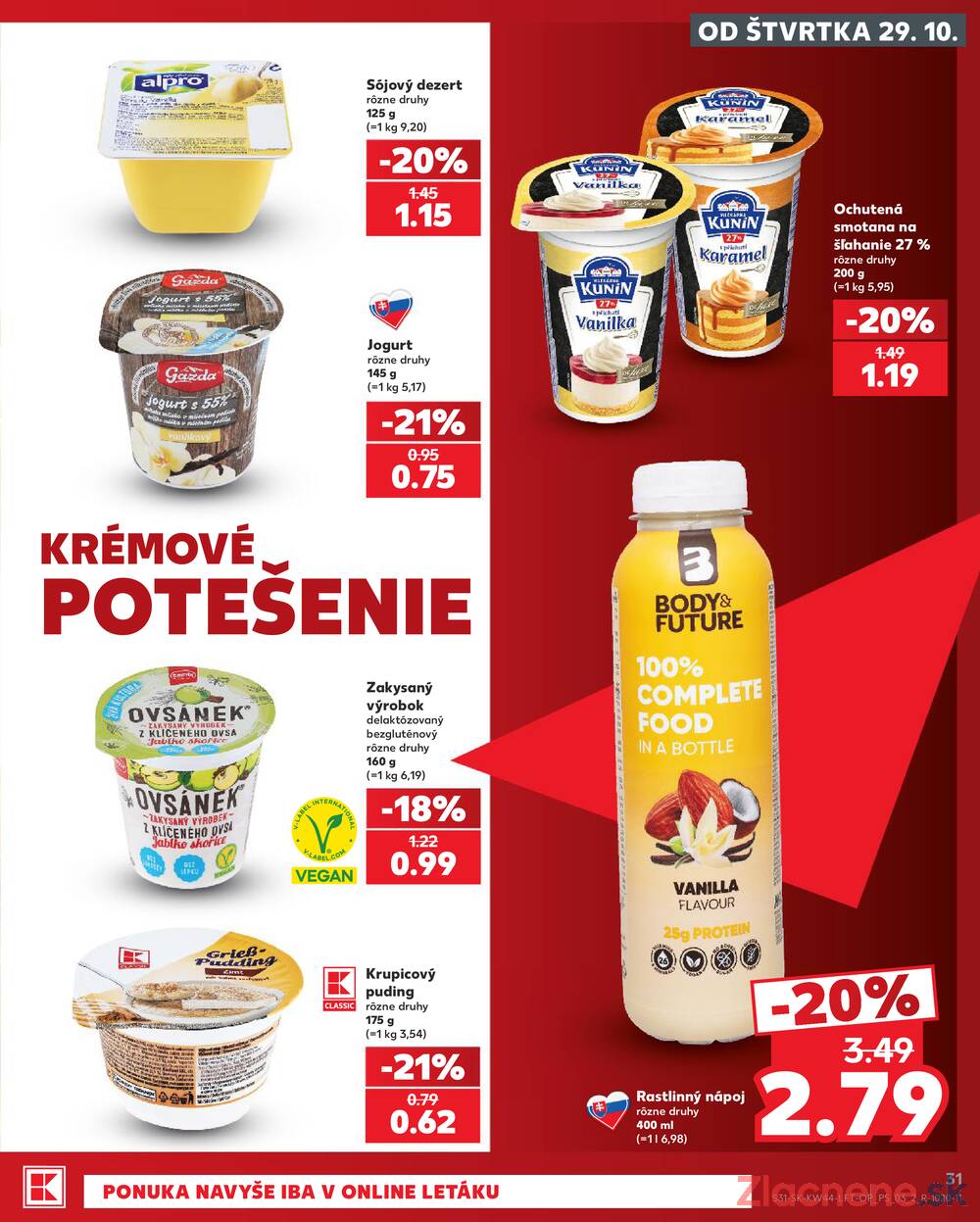 Kaufland 29.10. - 4.11. - Kaufland Púchov