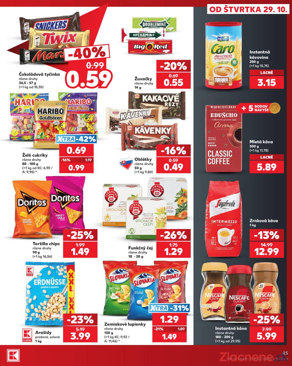 Kaufland 29.10. - 4.11. - Kaufland (A. H. Škultétyho, Veľký Krtíš)