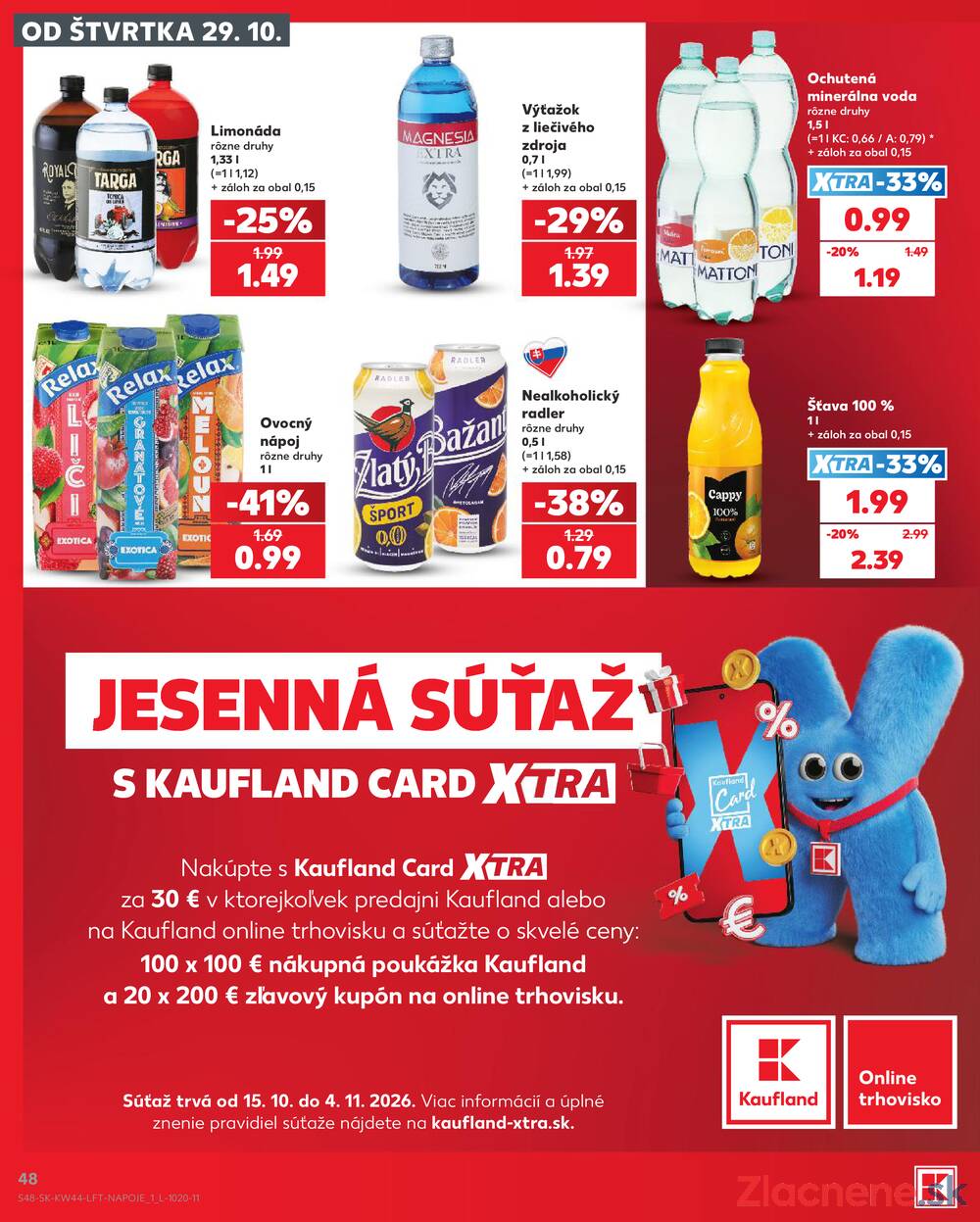 Kaufland 29.10. - 4.11. - Kaufland (A. H. Škultétyho, Veľký Krtíš)