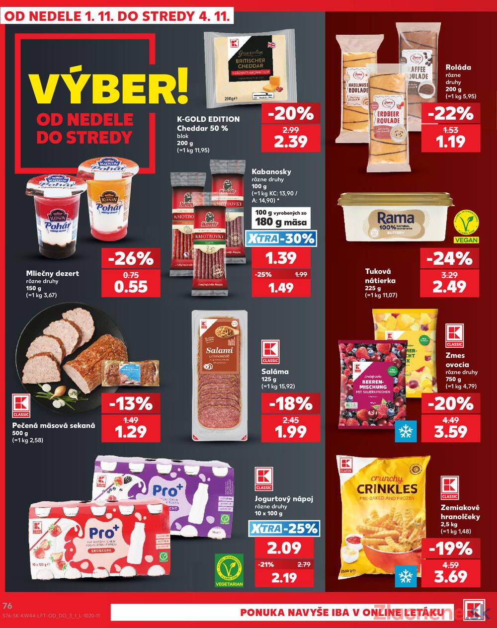 Kaufland 29.10. - 4.11. - Kaufland Veľký Meder