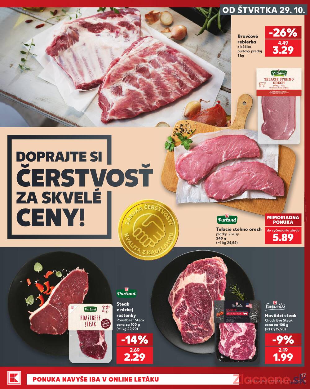 Kaufland 29.10. - 4.11. - Kaufland Trnava - Juh - Bratislavská