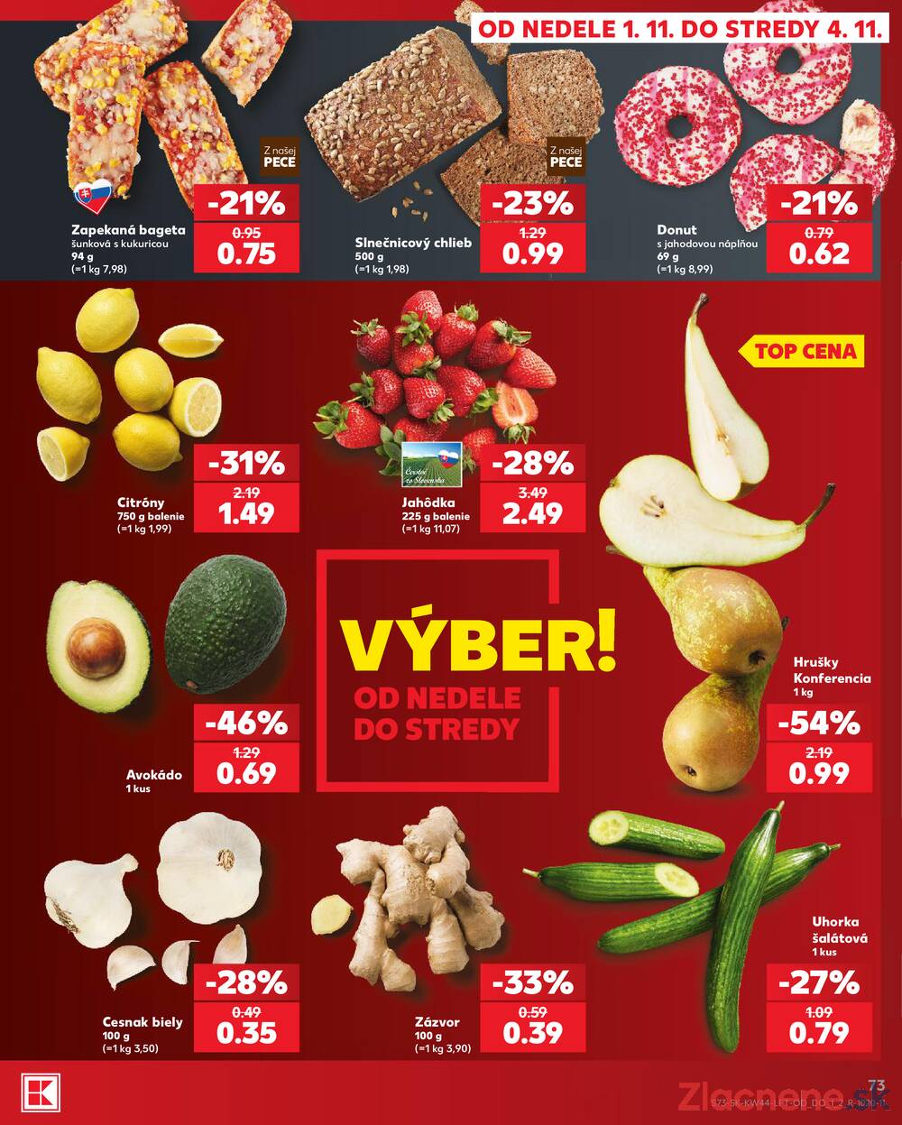 Kaufland 29.10. - 4.11. - Kaufland Trnava - Nová ul.