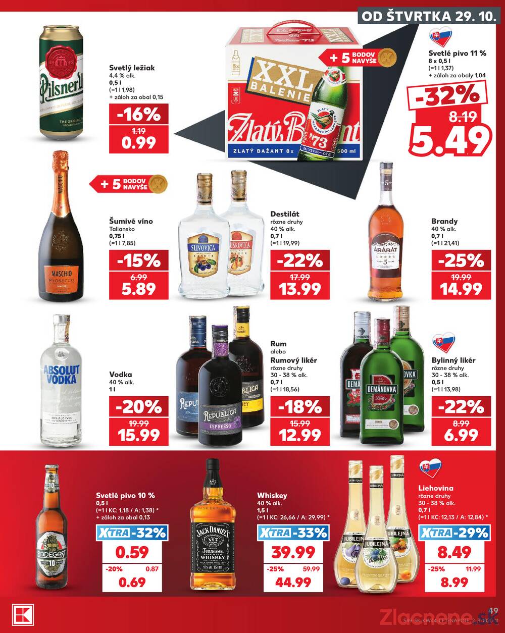 Kaufland 29.10. - 4.11. - Kaufland Košice-Pri hati