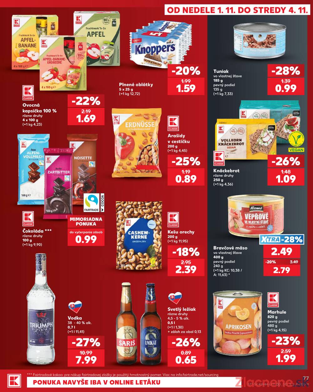 Kaufland 29.10. - 4.11. - Kaufland Košice-Pri hati