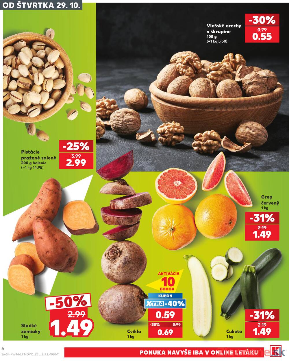 Kaufland 29.10. - 4.11. - Kaufland Košice - Nad Jazerom