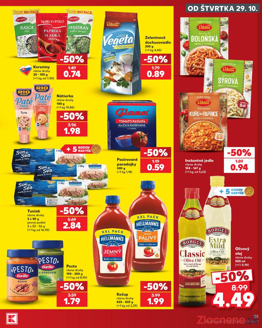 Kaufland 29.10. - 4.11. - Kaufland Košice - Nad Jazerom