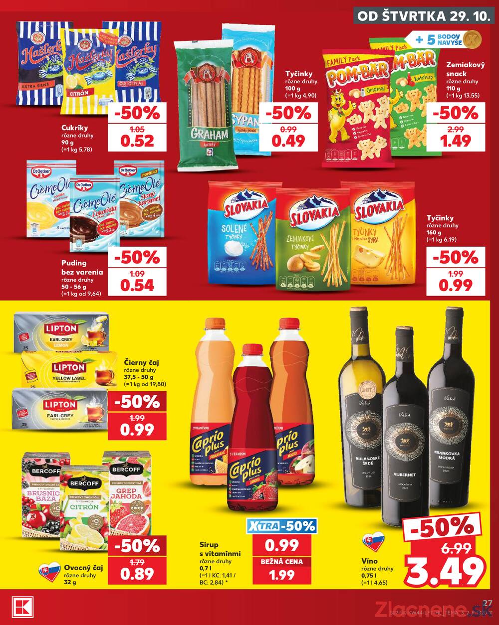 Kaufland 29.10. - 4.11. - Kaufland Košice - Nad Jazerom