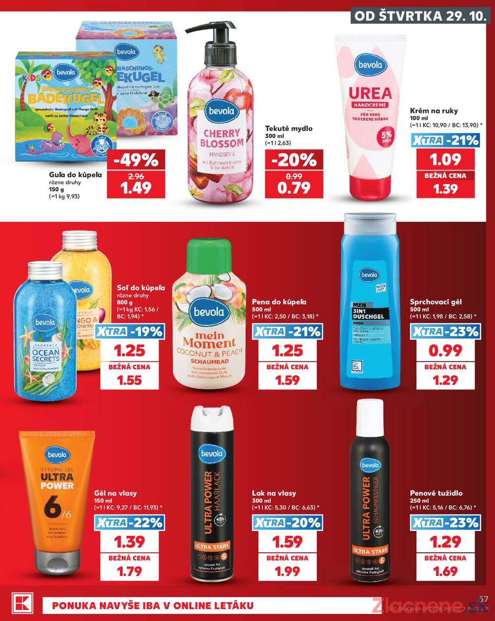 Kaufland 29.10. - 4.11. - Kaufland Košice - Nad Jazerom
