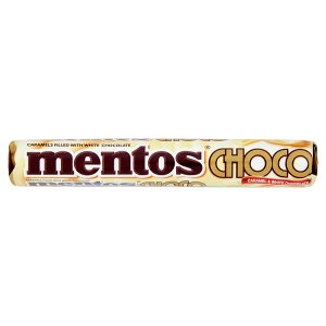 Mentos Choco karamelové žuvacie bonbóny 38 g