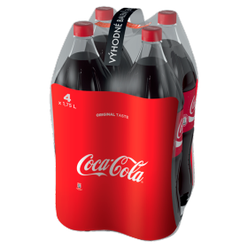 Coca-Cola 4 x 1,75 l, vybrané druhy