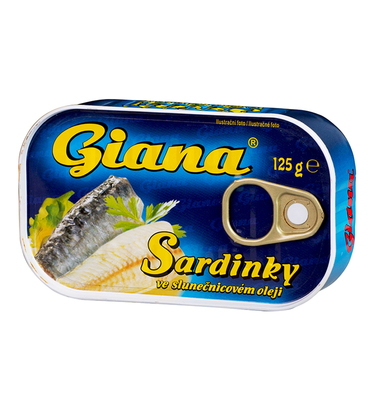 Giana Sardinky 125 g