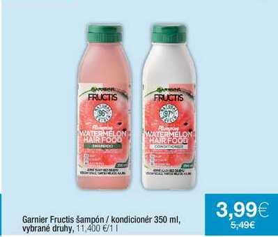 Garnier Fructis šampón / kondicionér 350 ml