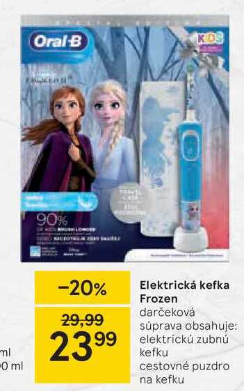 Elektrická kefka Frozen
