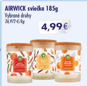 AIRWICK sviečka 185g