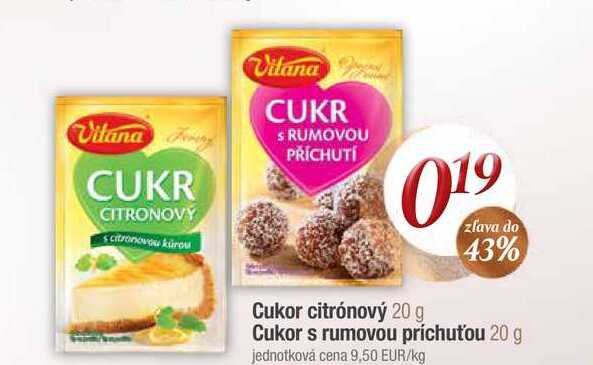 Cukor citrónový 20 g