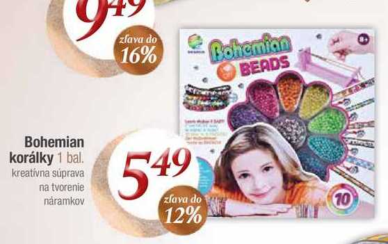 Bohemian korálky 1 bal