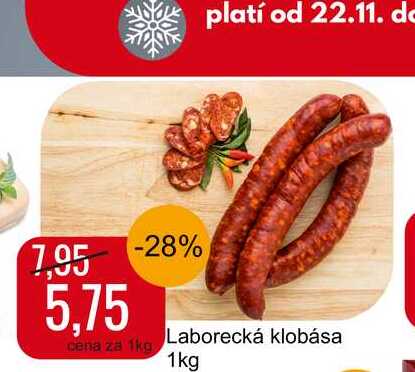 Laborecká klobása 1 kg