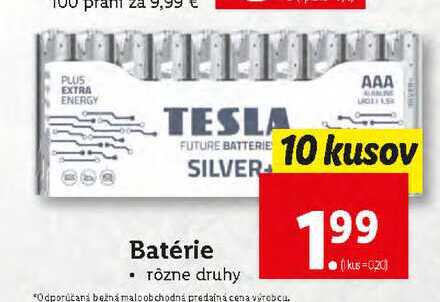 Batérie 10 ks
