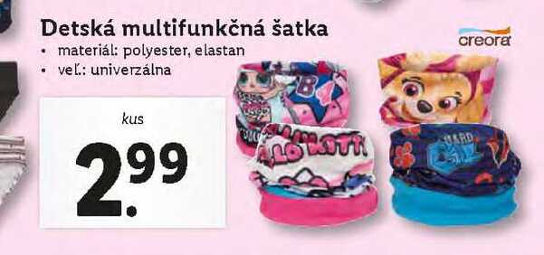 Detská multifunkčná šatka