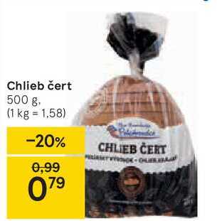 Chlieb čert, 500 g