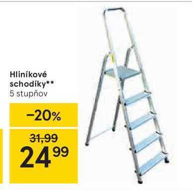 Hliníkové schodíky