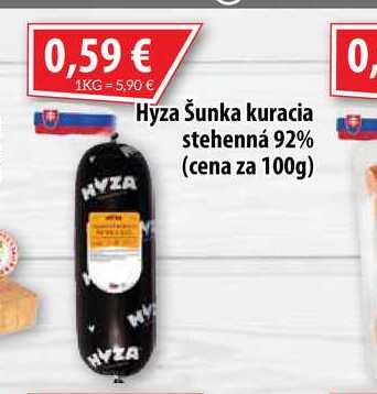 Hyza Sunka kuracia stehenná 92% 100 g