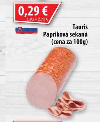 Tauris Papriková sekaná 100 g