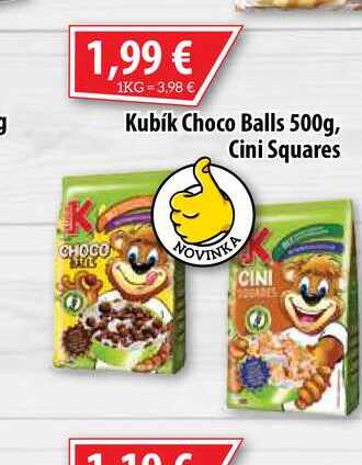 Kubík Choco Balls 500 g