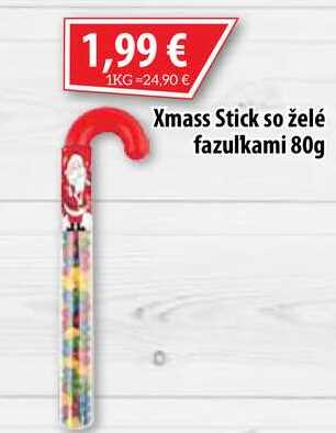 Xmass Stick so želé fazulkami 80 g