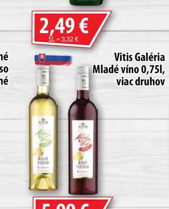Vitis Galéria Mladé víno 0,75 l