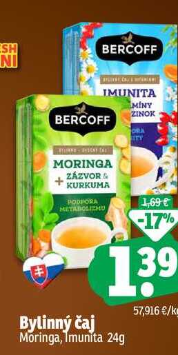 Bylinný čaj Moringa, Imunita 24g