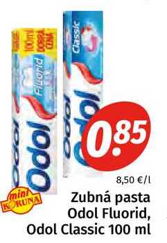 Zubná pasta Odol Fluorid, Odol Classic 100 ml 