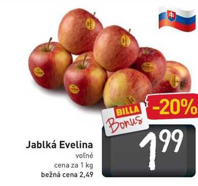   Jablká Evelina  1 kg