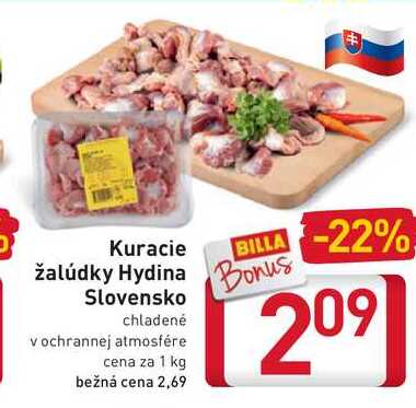  Kuracie žalúdky Hydina Slovensko 1 kg