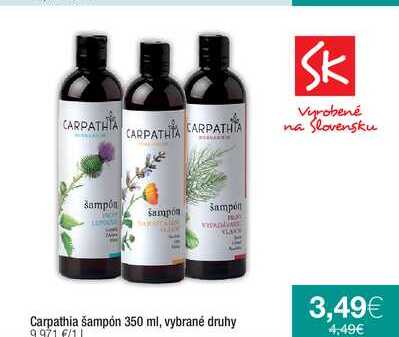 Carpathia šampon 350 ml