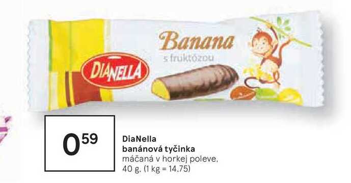 DiaNella banánová tyčinka, 40 g