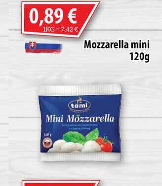 Mozzarella mini 120g 