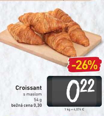 Croissant s maslom 54 g 