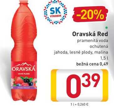   Oravská Red  1,5 l