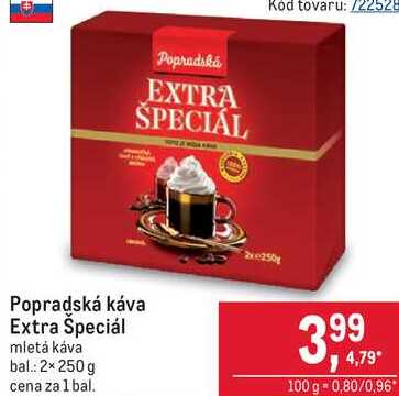  Popradská káva Extra Špeciál 250g