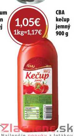 СВА kečup jemný 900 g 
