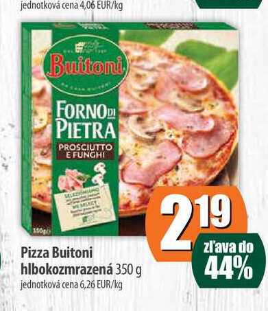 Pizza Buitoni hlbokozmrazená 350 g