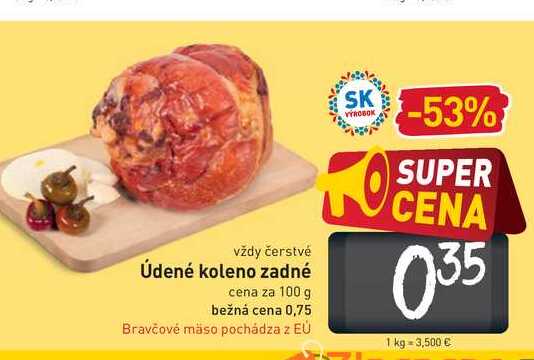 Údené koleno zadné 100 g