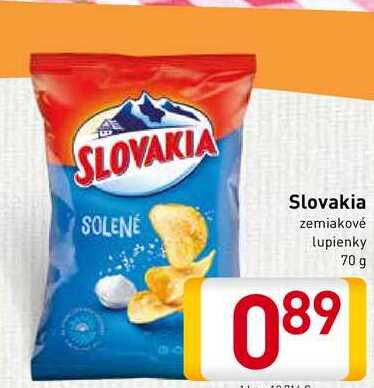   Slovakia zemiakové lupienky 70 g 