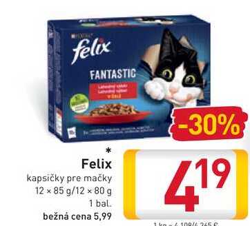   Felix kapsičky pre mačky 12 x 85 g