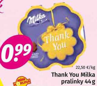 Milka Thank 44 g